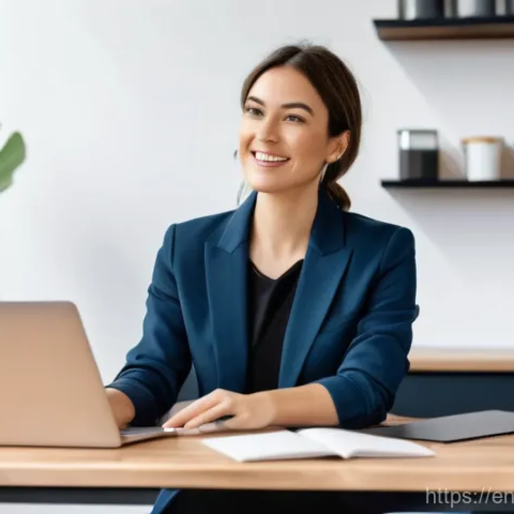 캐리의 유통 경로 - **Prompt:** A focused and creative female entrepreneur, in her late 20s to early 30s, dressed in a s...